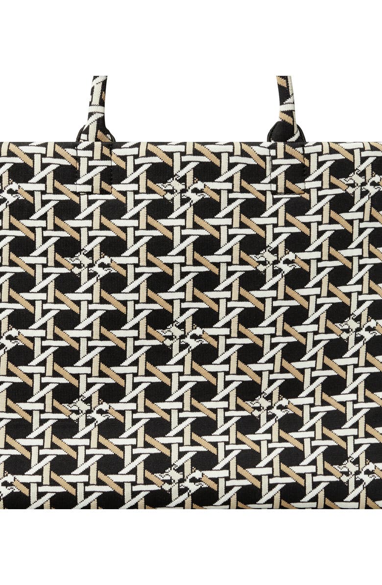 Tory Burch Ella Circular Knit Tote, Alternate, color,