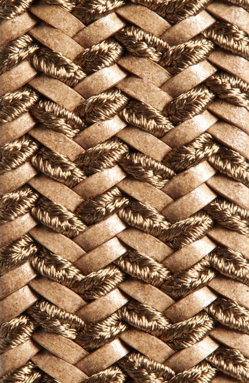 Torino Braided Belt In Taupe