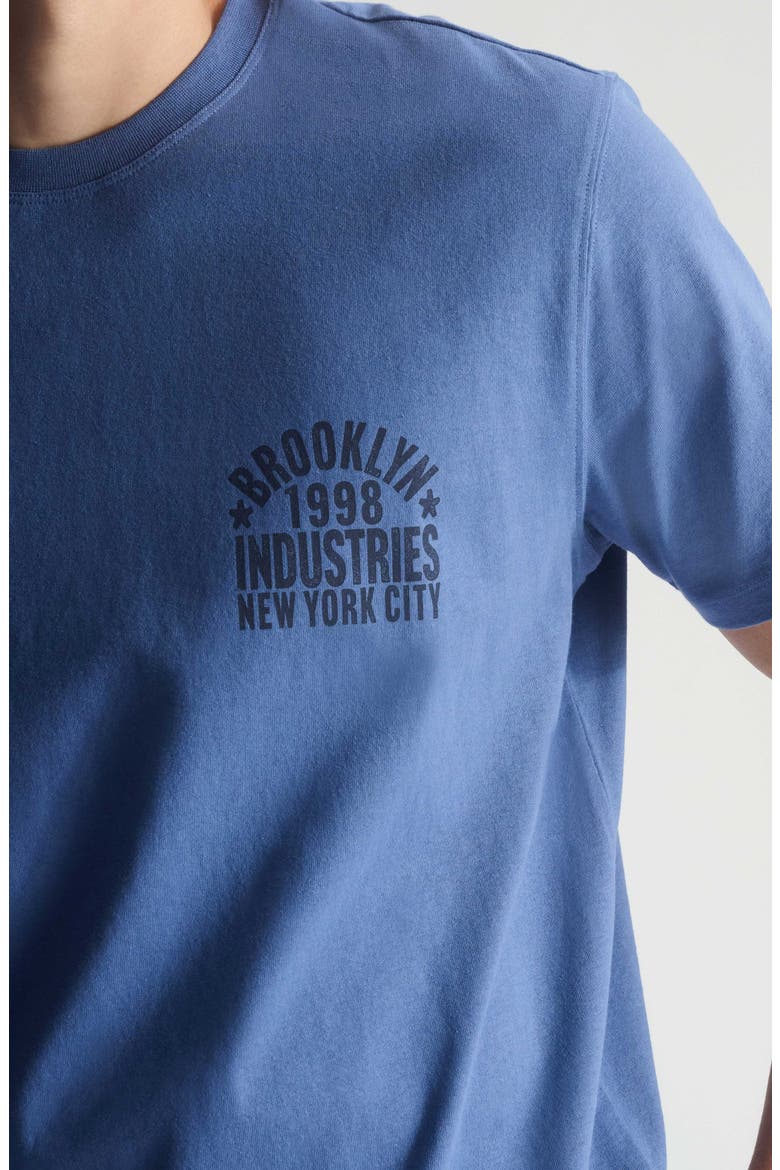 Relaxed Vintage Graphic T-Shirt, Alternate, color, BIJOU BLUE
