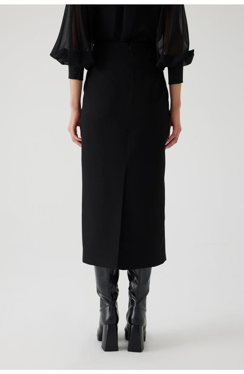 Exquise Alibeth  Midi Pencil Skirt, Alternate, color, Black