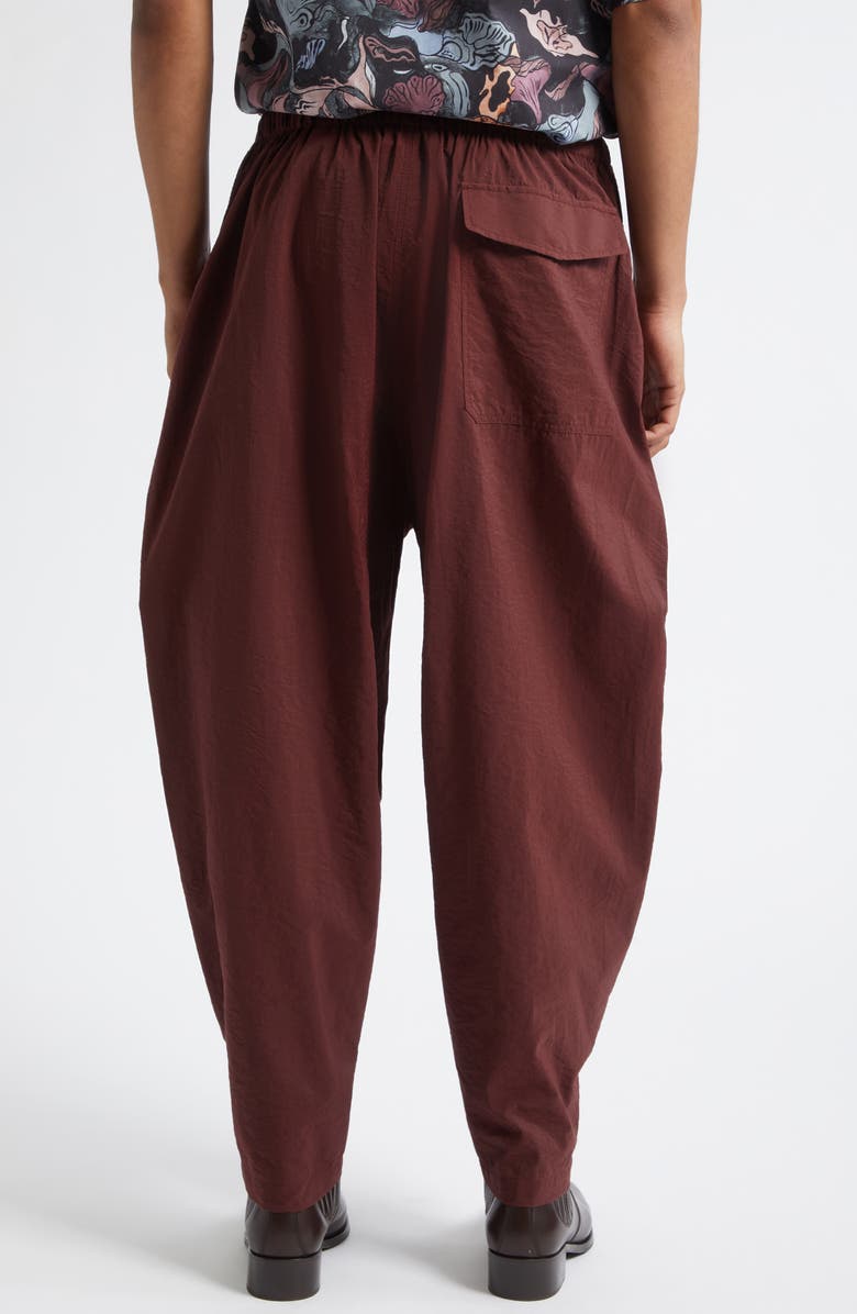 Lemaire Washed Technical Cotton Blend Parachute Pants, Alternate, color, Porto