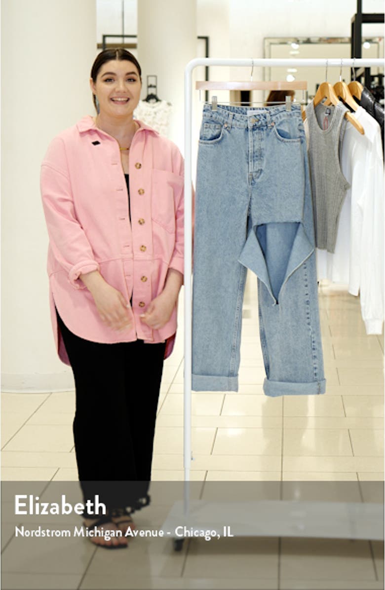 Ripped High Waist Oversize Mom Jeans, sales video thumbnail