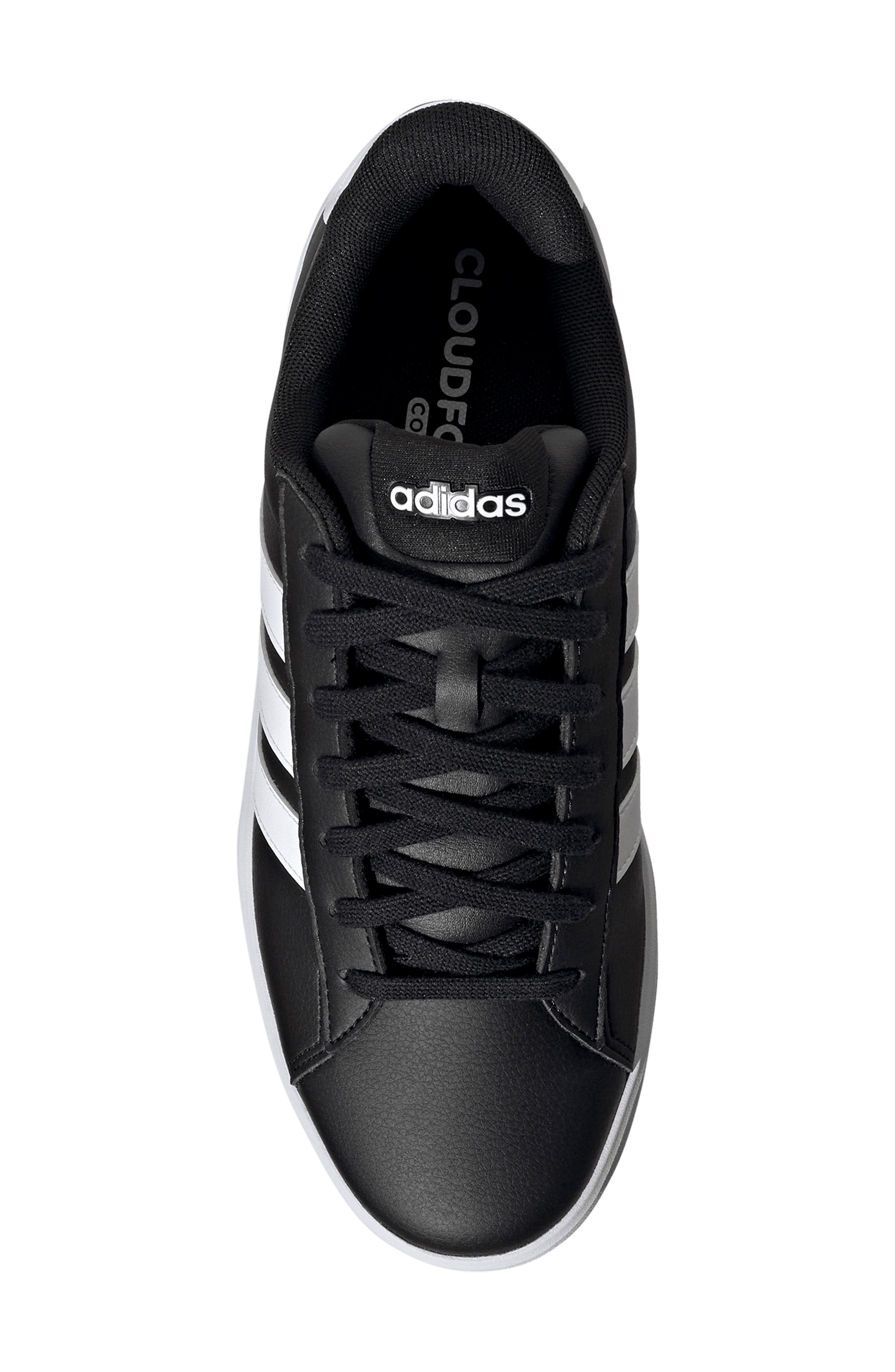 adidas Grand Court 3.0 Sneaker, Alternate, color, Core Black/ White/ White