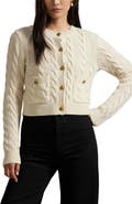 Polo Ralph Lauren Cable Knit Wool & Cashmere Cardigan