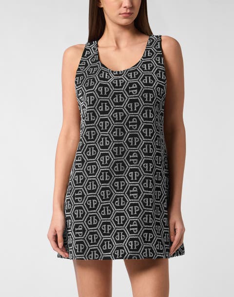 Mini Dress Monogram Strass Women