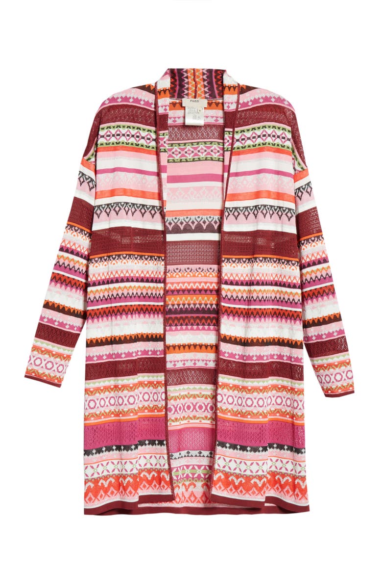 Knit Shawl Collar Cardigan, Alternate, color, CORALLO