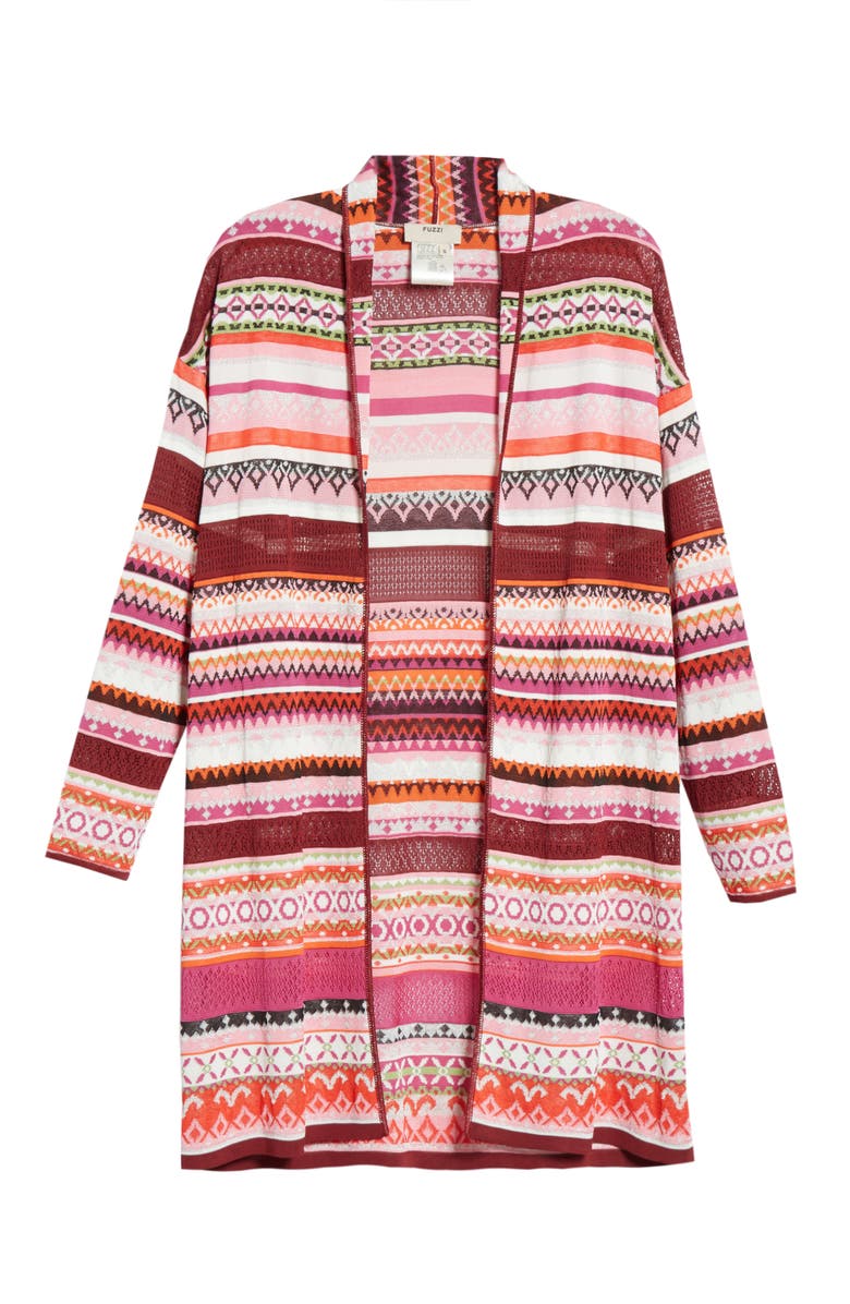 Fuzzi Knit Shawl Collar Cardigan, Alternate, color, 