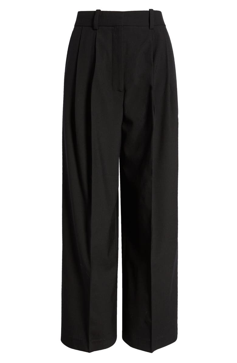 COS Wide Leg Wool Trousers, Alternate, color, 