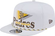 New Era Men's New Era  White San Diego Padres Collide Golfer Snapback Hat