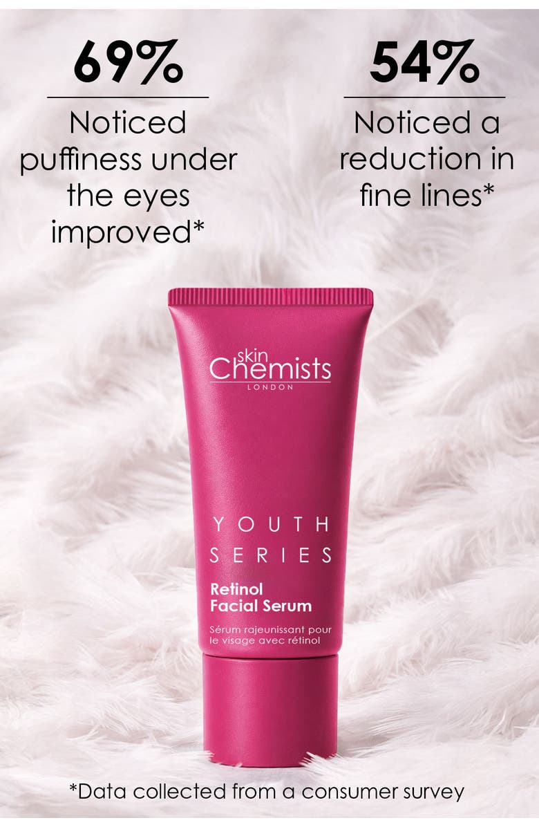 SKINCHEMISTS Youth Series Retinol & Bakuchiol Facial Serum 30ml, Alternate, color, 