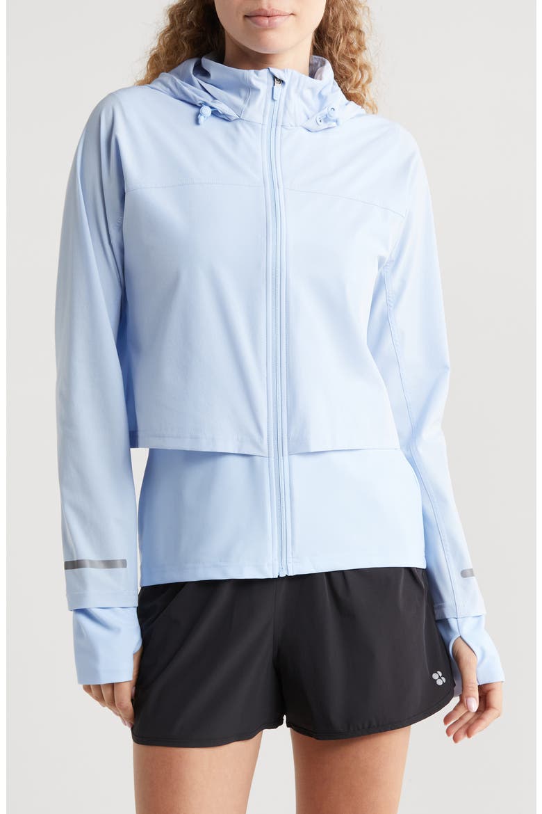 Fast Track Running Jacket, Alternate, color, BREEZE BLUE