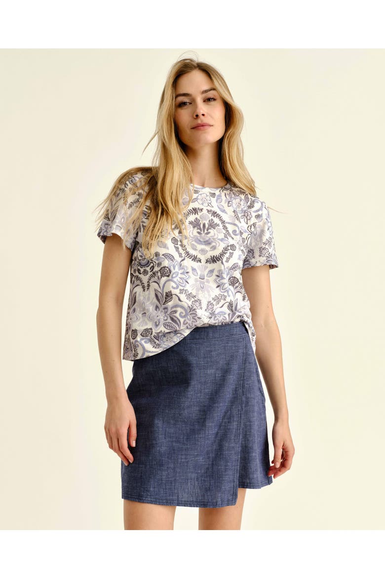 Dylan Printed Tee, Alternate, color, White