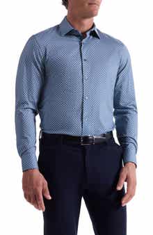 Bugatchi Jules OoohCotton® Geo Print Button-Up Shirt