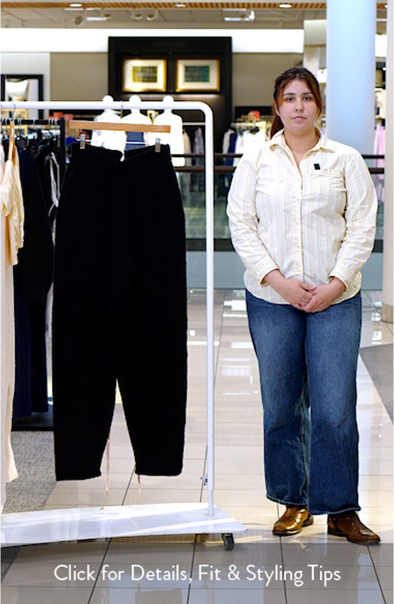 Geena Bouclè Knit Pants, sales video thumbnail