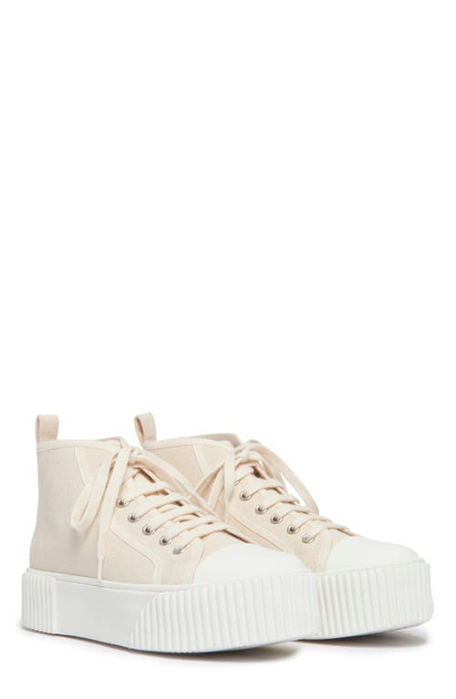 Andrea Gomez Olivia High Top Sneakers In Ivory