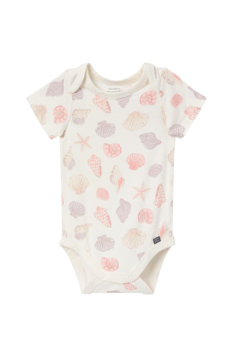 Modern Moments<sup>™</sup> by Gerber Bodysuit and Pant Set, Alternate, color, Ivory Seashells