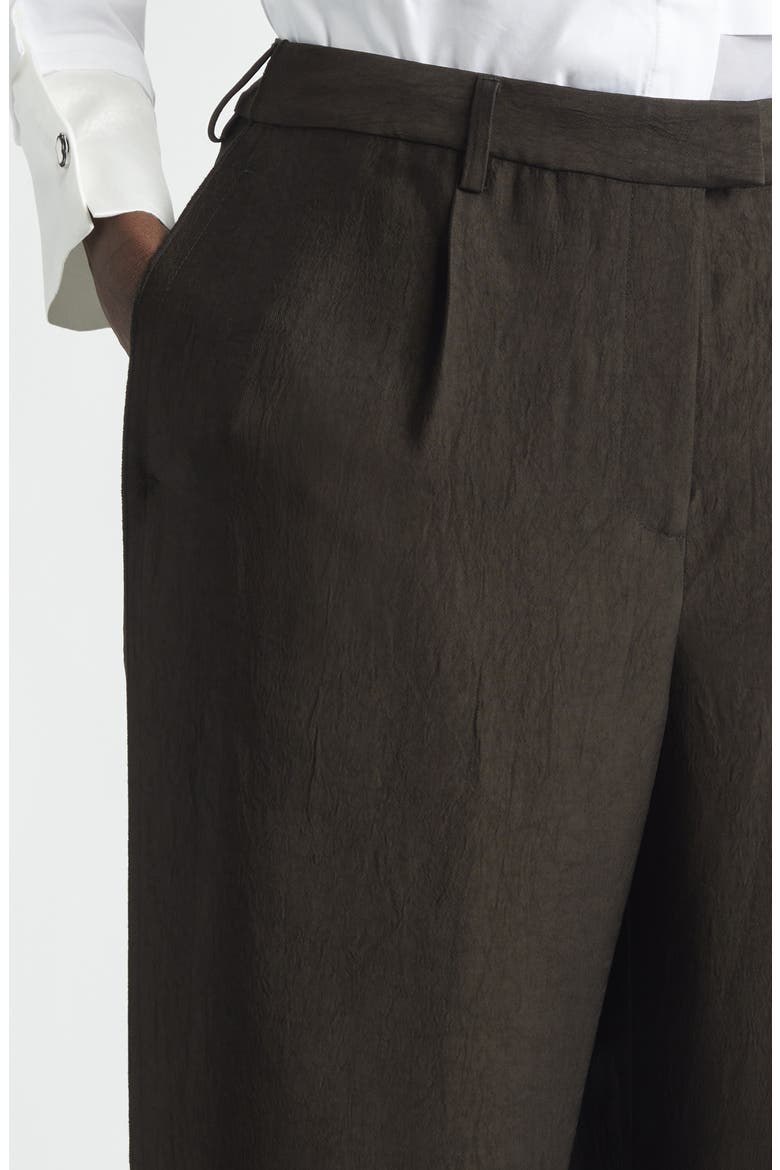 Washed Twill Straight Leg Trousers, Alternate, color, NORI