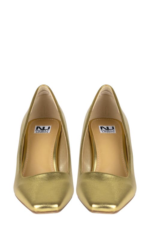 Ninety Union Melody Snip Toe Pump In Gold