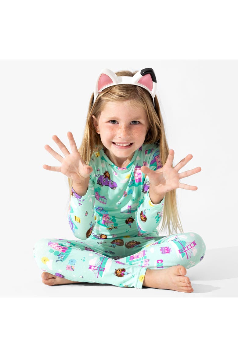 Kids' Gabby's Dollhouse Cat Francisco Set of 2 Piece Pajamas, Alternate, color, Gabby's Cat Francisco