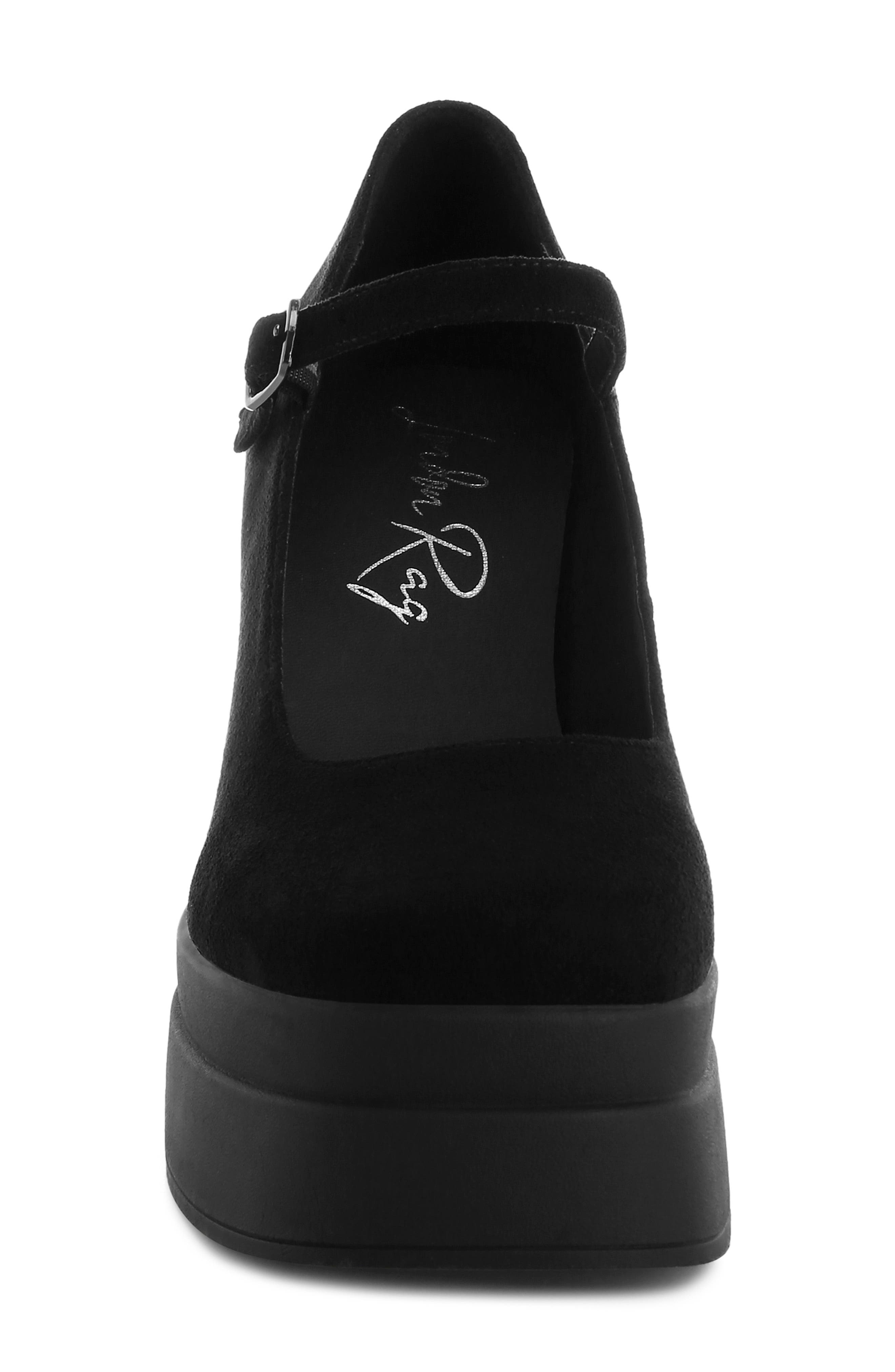 LONDON RAG Kenny Mary Jane Platform Pump, Alternate, color, Black