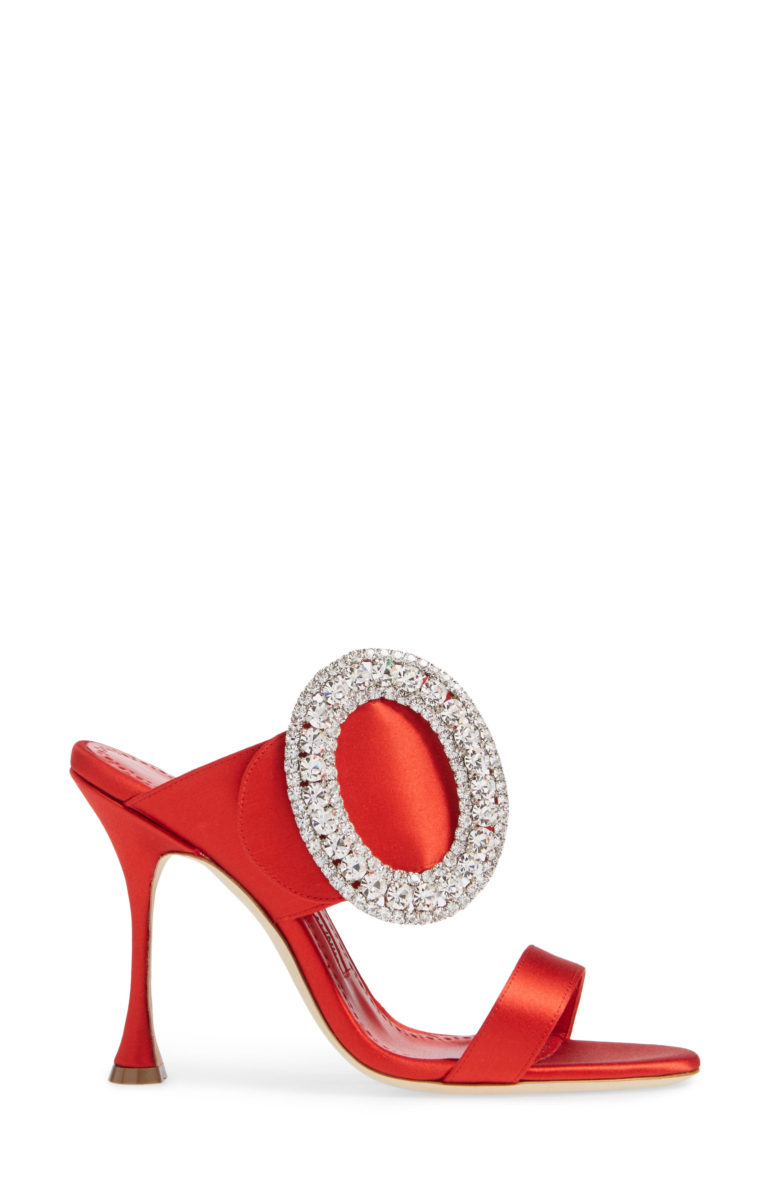 Manolo Blahnik Fibiona Crystal Embellished Mule, Alternate, color, 