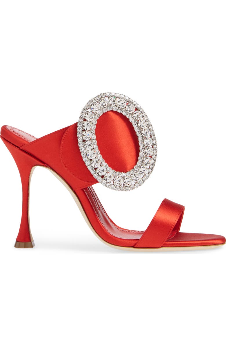 Manolo Blahnik Fibiona Crystal Embellished Mule, Alternate, color,