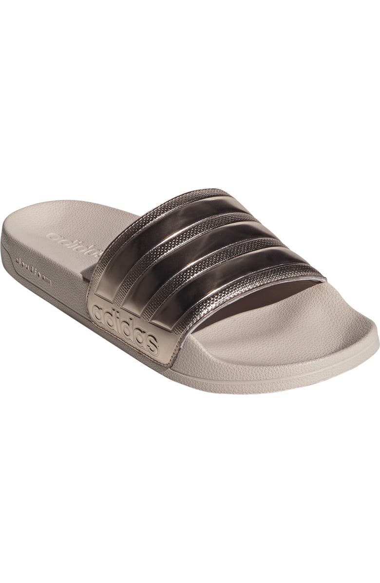 adidas Adilette Shower Slide, Main, color, Champagne/ Champagne/ Mauve