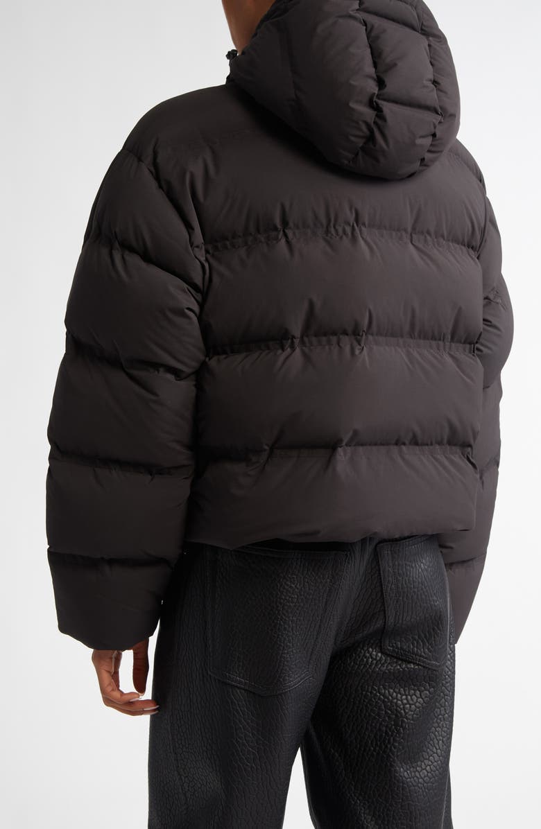 Alexander Wang Crop Hooded Down Puffer Jacket, Alternate, color, 