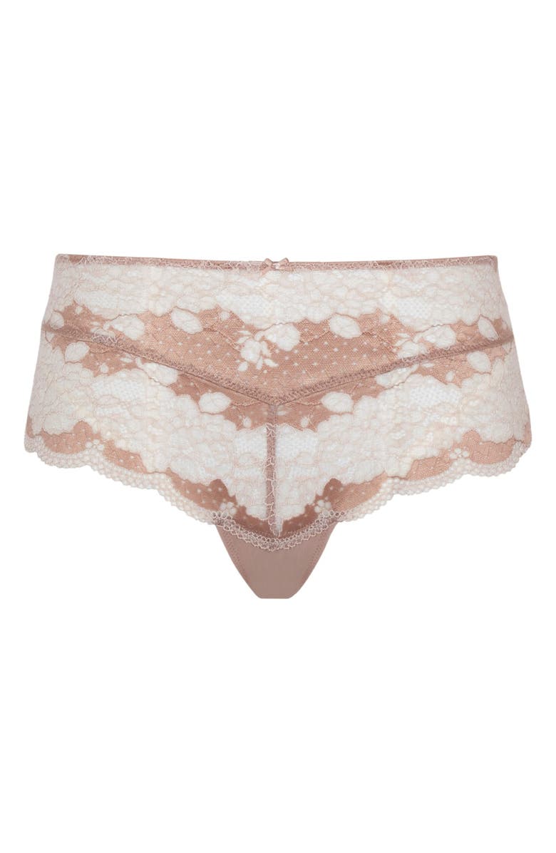 Panache Clara Lace Cheeky Briefs, Alternate, color, Honey