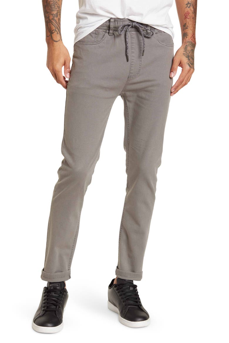Edwin Elasticized Pants, Main, color, CHARCOAL
