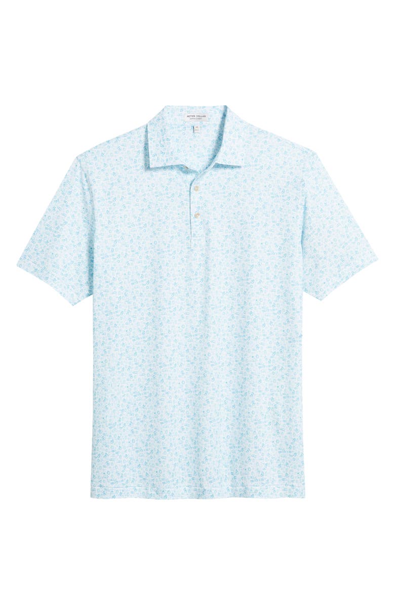 Peter Millar Déjà vu Scatter Print Performance Golf Polo, Alternate, color, 