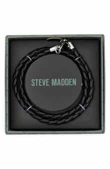 Steve Madden Men's Braided Wrap Bracelet
