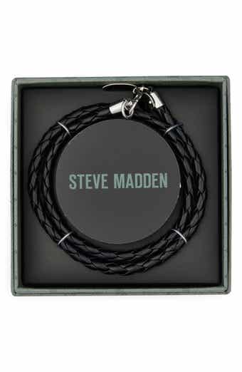 Steve Madden Men's Braided Wrap Bracelet