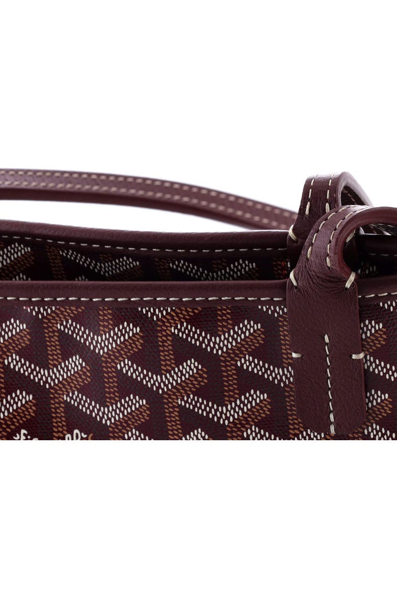 Pre-Owned Goyard Artois Tote Coated Canvas MM, Alternate, color, Burgundy