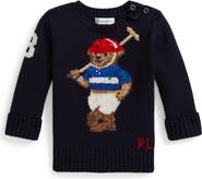 Ralph Lauren Polo Bear Cotton Crewneck Sweater