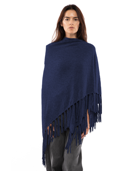 Pure Cashmere Fringe Wrap