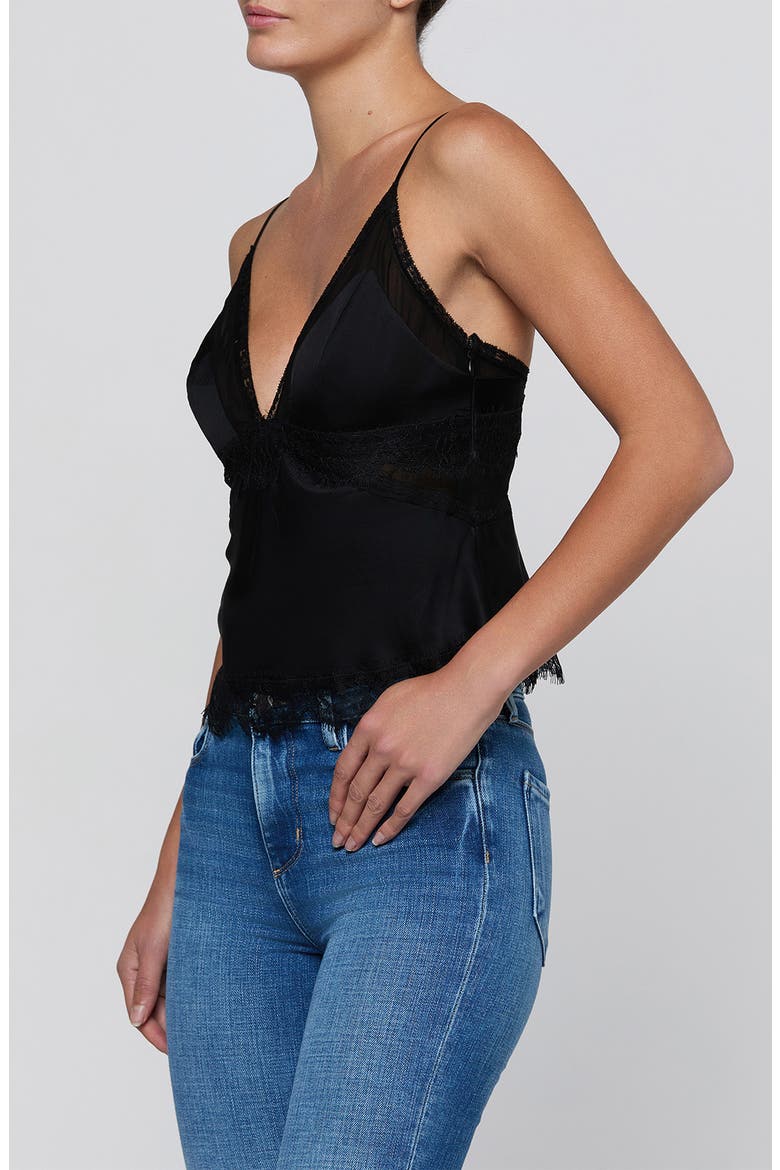 Elka Lace Camisole, Alternate, color, BLACK