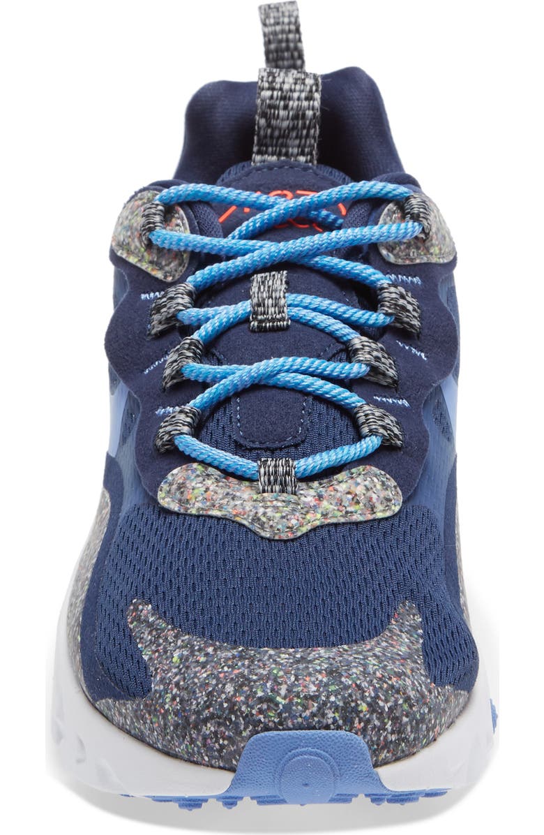 Nike Air Max 270 React SE Sneaker, Alternate, color, Navy/ Royal/ Black/ White