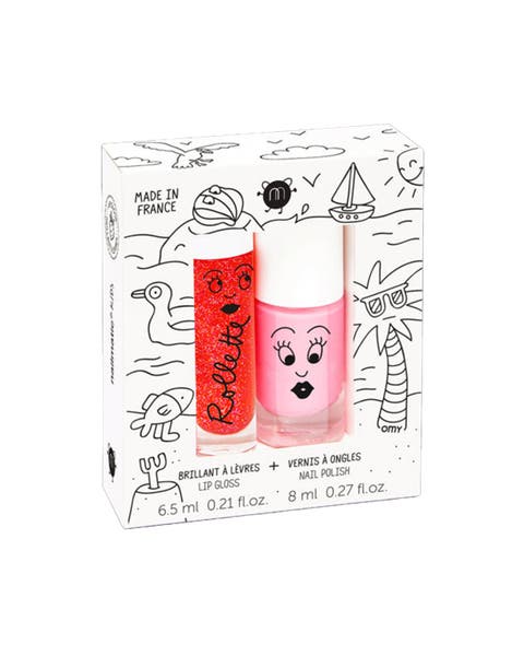 Nail Polish And Lip Gloss Set For Kids