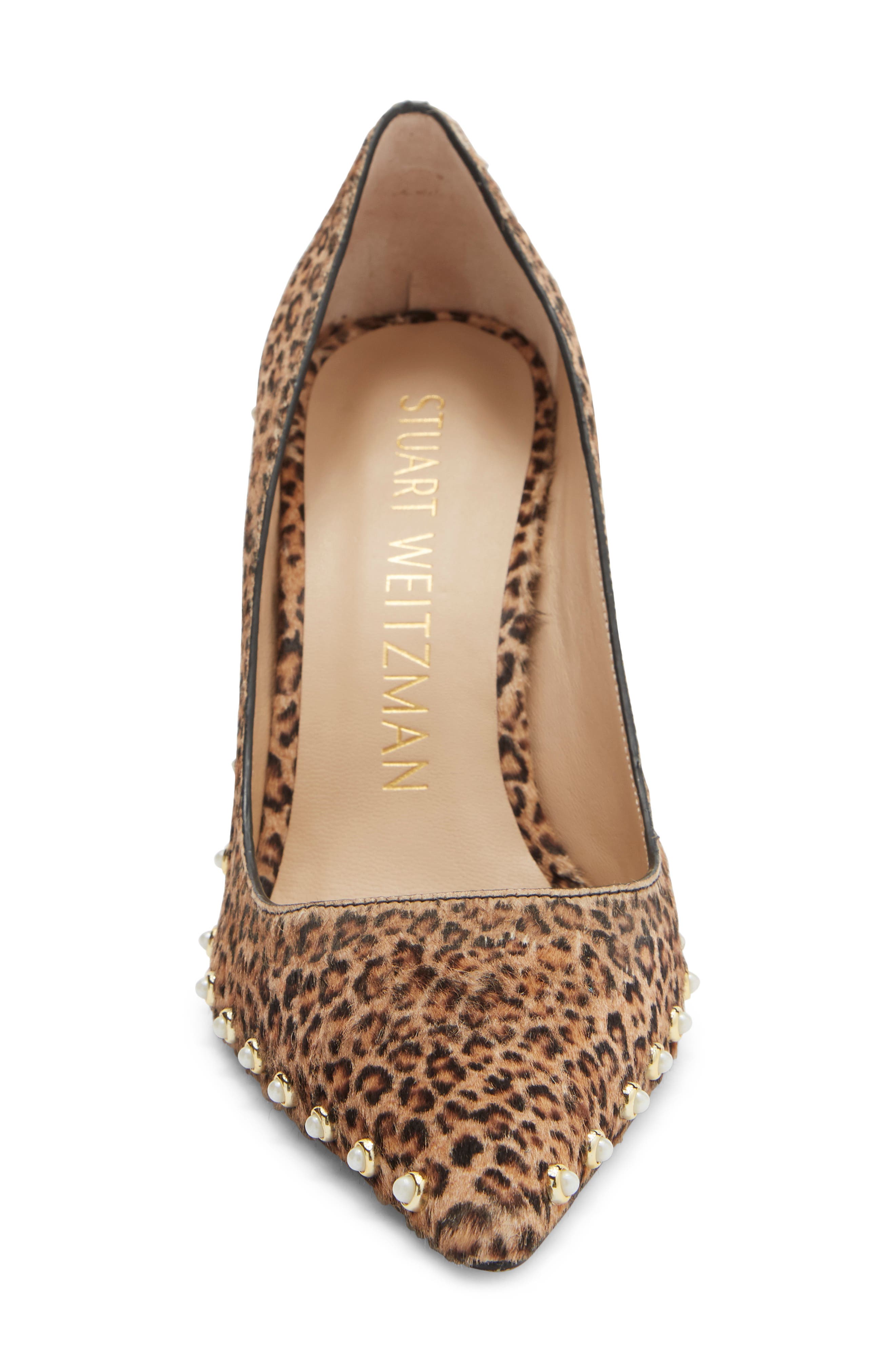 Stuart Weitzman Faux Pearl 100 Pump, Alternate, color, Classic