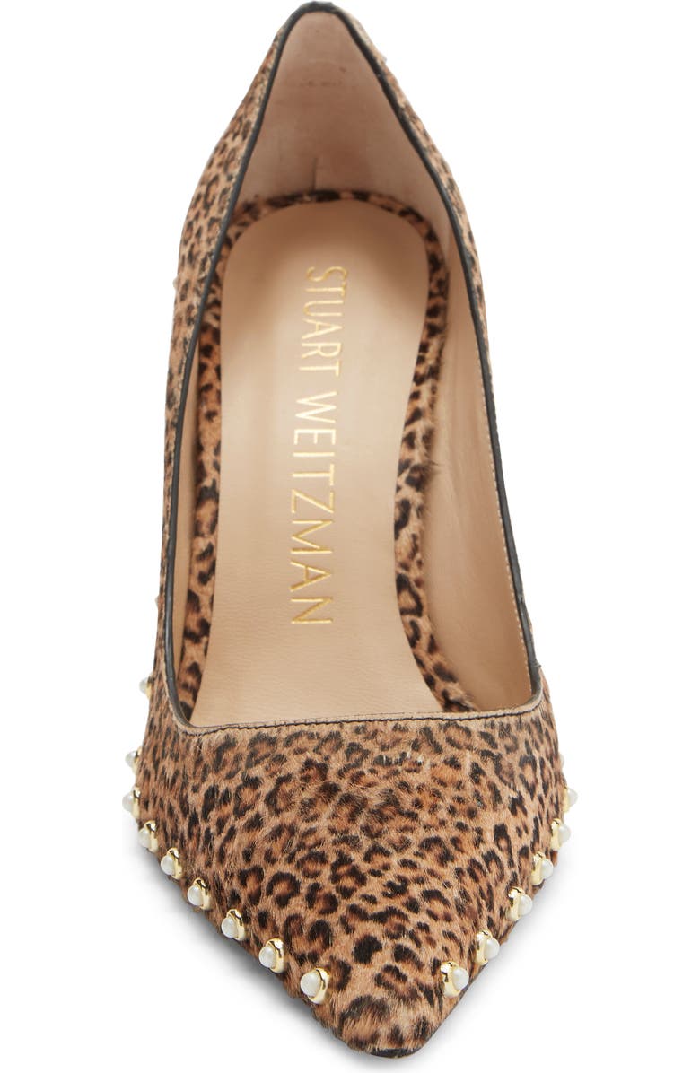 Stuart Weitzman Faux Pearl 100 Pump, Alternate, color, Classic