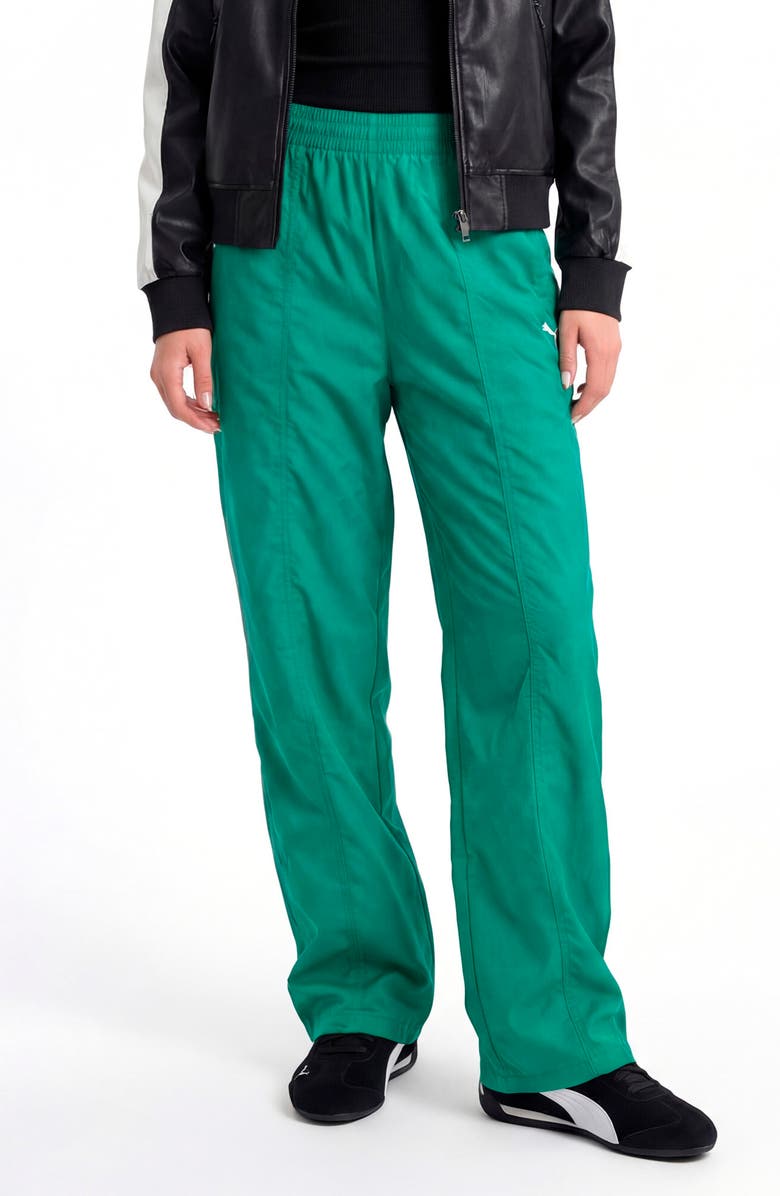 PUMA Dare To Woven Track Pants, Main, color, Vibrant Green