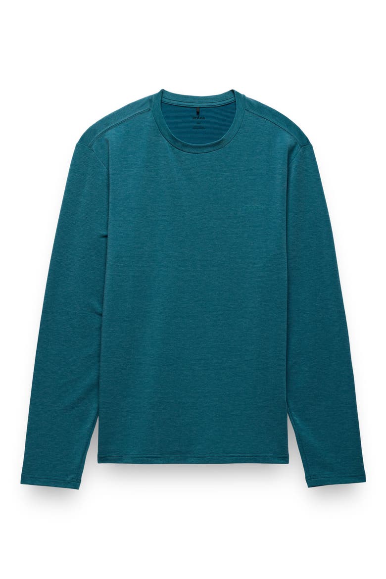 Tolmie Tech Performance Long Sleeve T-Shirt, Alternate, color, BLUE CORAL HEATHER