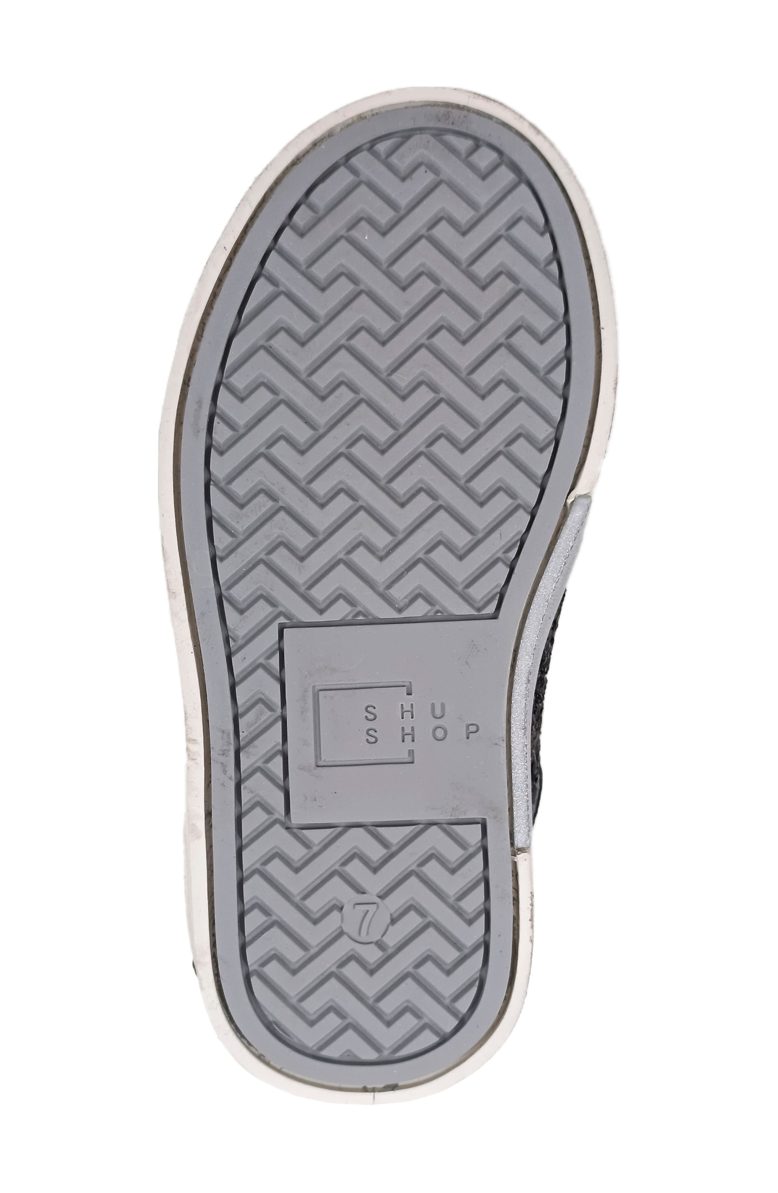 SHUSHOP Kids' Ruby Sneaker, Alternate, color, Black Glitter