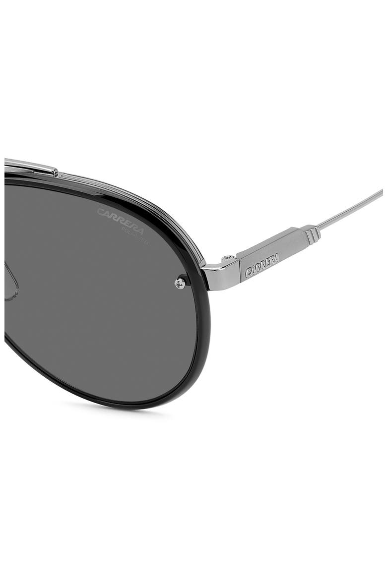 Glory 58mm Pilot Sunglasses, Alternate, color, DARK RUTHENIUM