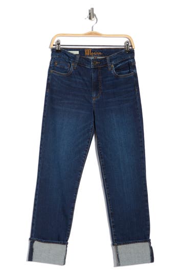 Kut From The Kloth Katy Wide Cuff Jeans In Red