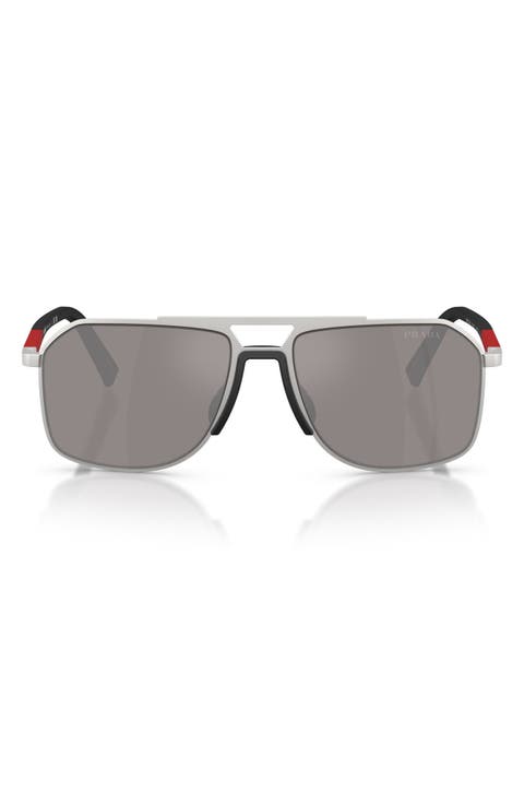 56mm Pilot Sunglasses