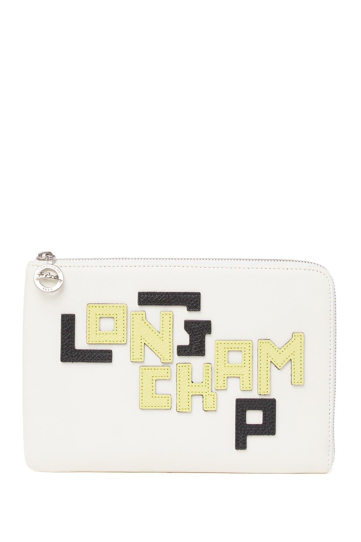 Longchamp Quarter Zip Clutch, Main, color, 