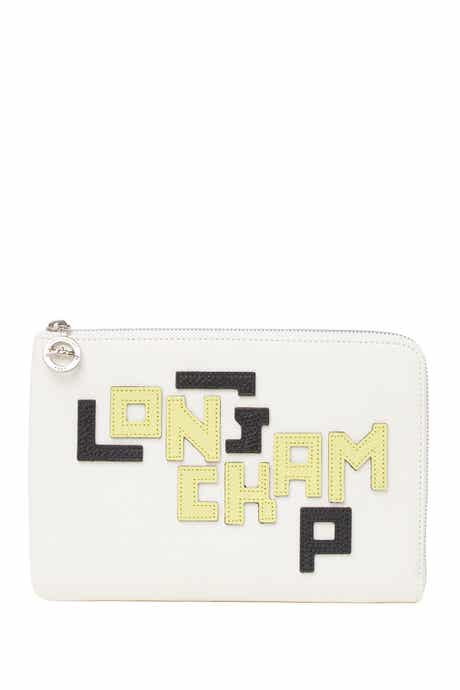 Longchamp Quarter Zip Clutch