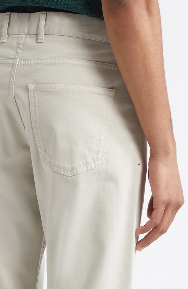 ISAIA Five-Pocket Slim Fit Chinos, Alternate, color, Light Brown 381